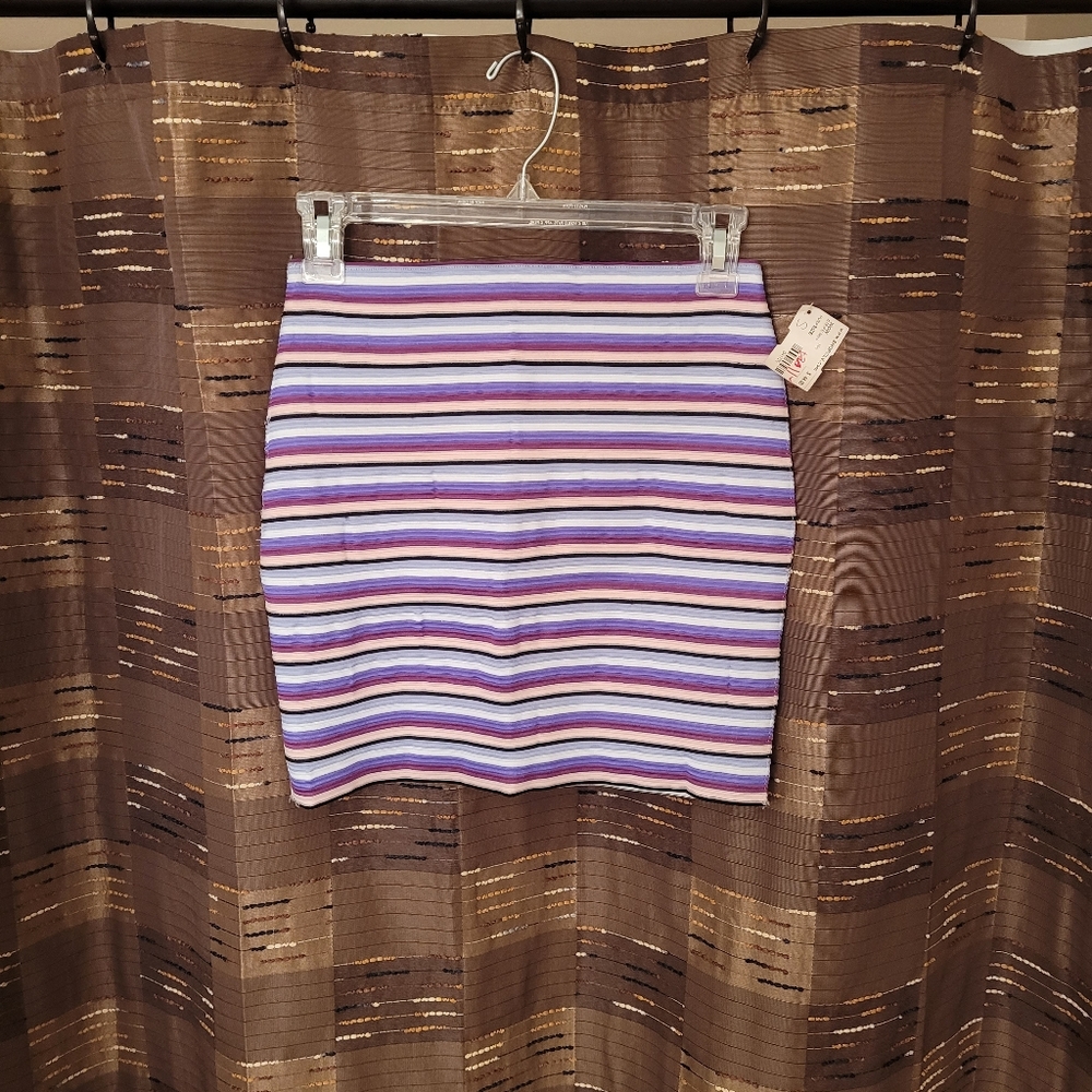Striped Mini Skirt